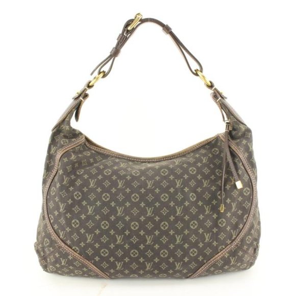 Louis Vuitton Brown Monogram Mini Lin Manon MM Hobo 24lk617s - Picture 1 of 12